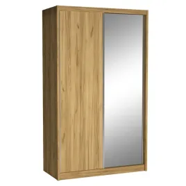 szafa-przesuwna-miki-wysoka-240-cm-szerokosc-143-cm-dab-kraft-zloty-lustro