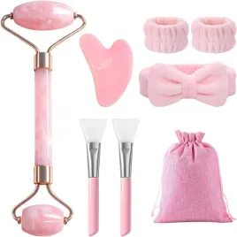zestaw-do-masazu-twarzy-kamien-gua-sha-roler-pedzelki-opaski-rozowy-7el