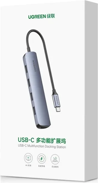 adapter-ugreen-cm417-usb-c-hdmi-4xusb-szary