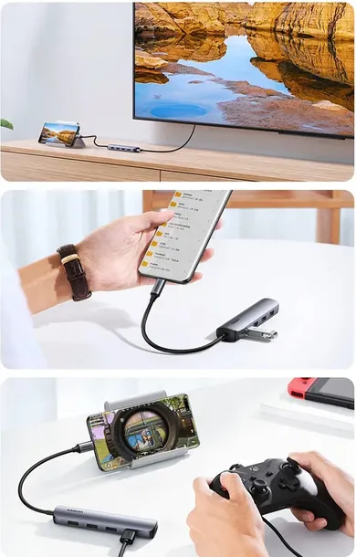 adapter-ugreen-cm417-usb-c-hdmi-4xusb-szary
