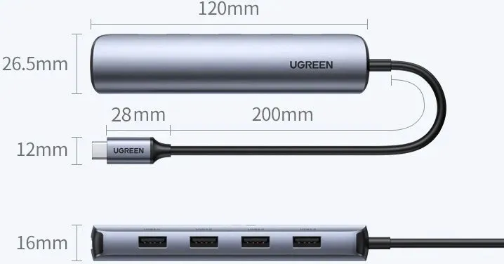 adapter-ugreen-cm417-usb-c-hdmi-4xusb-szary