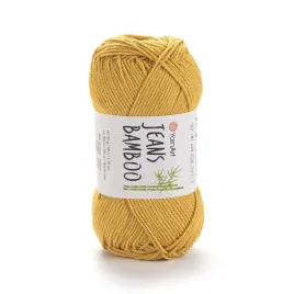 yarnart-jeans-bamboo-107-miodowy-50percent-akryl-50percent-bambus-50gr-150m