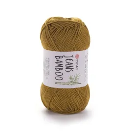 yarnart-jeans-bamboo-131-musztardowy-50percent-akryl-50percent-bambus-50gr-150m