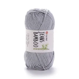 yarnart-jeans-bamboo-127-szary-50percent-akryl-50percent-bambus-50gr-150m
