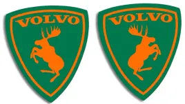 wycinane-naklejki-los-volvo-lewa-i-prawa-pomaranczowy-na-zielonym-tle