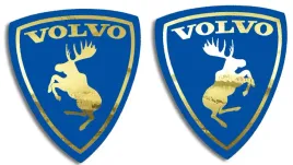 wycinane-naklejki-los-volvo-lewa-i-prawa-zloty-chrom-na-niebieskim-tle