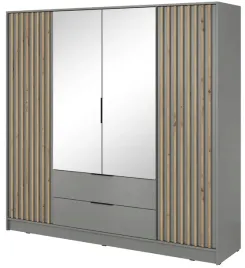 szafa-z-lustrem-lamel-206-cm-niko-3-szara-artisan