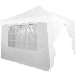 scianka-do-pawilonu-3x3-m-z-oknem-biala