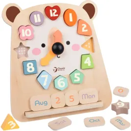 classic-world-zegar-mis-montessori-edukacyjny-3w1-nauka-czasu-liczenia-i-da