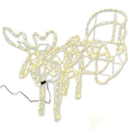 swiateczna-dekoracja-renifer-z-saniami-ciepla-biel-140-cm