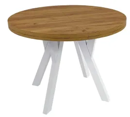 stol-okragly-dab-craft-bialy-solidny-rozkladany-loft-o100-200