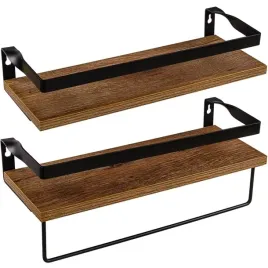 stilista-zestaw-2-polek-sciennych-volato-duo-40-cm-brazowe