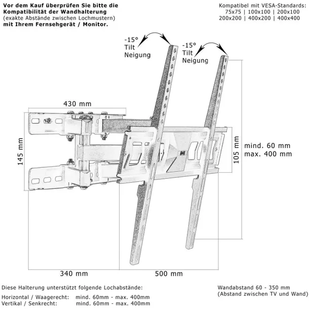 uchwyt-scienny-do-telewizora-pro-my232-stan-nowy