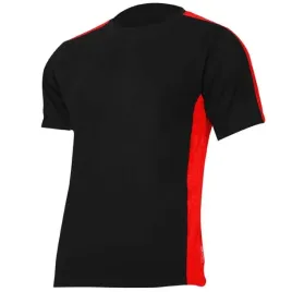 koszulka-t-shirt-czarno-czerwona-180g-bawelna-lahti-pro-l40227-xl