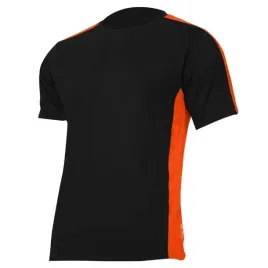 koszulka-t-shirt-czarno-pomaranczowa-180g-bawelna-lahti-pro-l40230-l