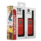 motorola-talkabout-t42-dwupak-czerwony-stan-nowy