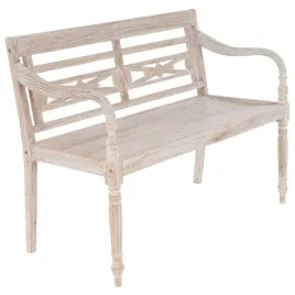 divero-2-osobowa-lawka-ogrodowa-119-cm-teak-bialy-shabby