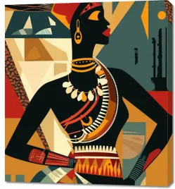 obraz-90x100cm-afrykanska-mozaika