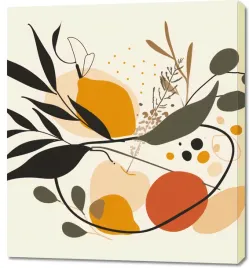 obraz-90x100cm-botaniczny-wir