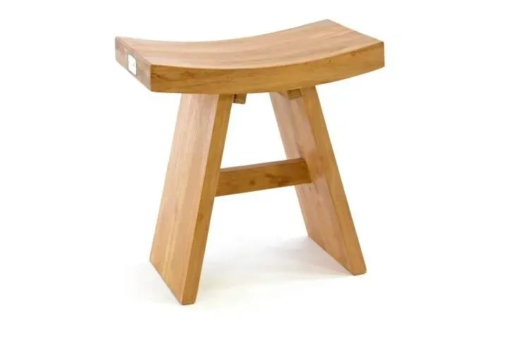 taboret-z-drewna-tekowego-divero-stan-nowy