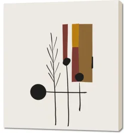 obraz-90x100cm-czern-liniowych-galezi