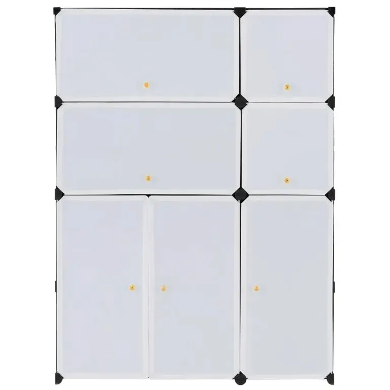 regal-czarno-bialy-system-wtykowy-stan-nowy