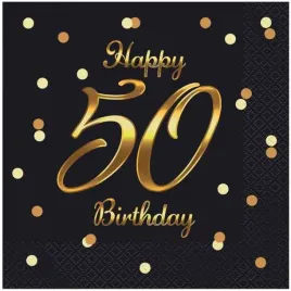 serwetki-happy-birthday-50-beauty-and-charm-czarno-zloty-godan-33-c