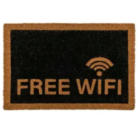 wycieraczka-free-wifi-czarno-brazowa-ootb-60-x-40-cm