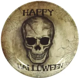 miska-happy-halloween-czaszka-i-pajeczyny-guirca-31-cm