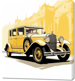 obraz-90x100cm-klasyka-motoryzacji