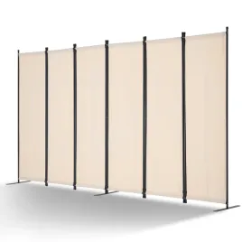 vevor-sciana-dzialowa-6-panelowa-skladana-mocna-rama-bezowa-3110x1805x450mm
