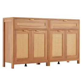 vevor-komoda-rattanowa-2-czesciowa-szafka-z-4-drzwiami-2-szuflady-naturalna