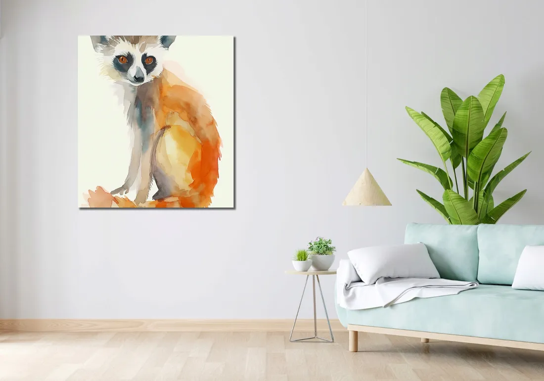 obraz-90x100cm-lemurek