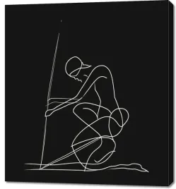 obraz-90x100cm-linia
