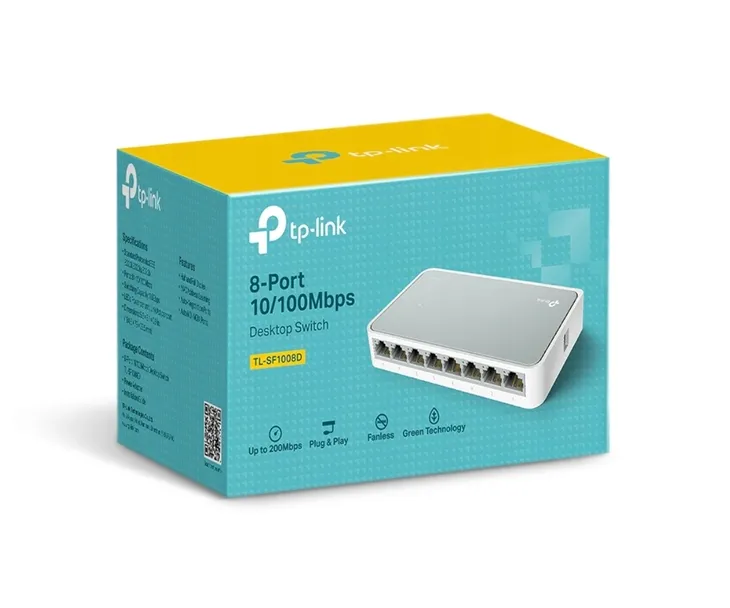 switch-tp-link-tl-sf1008d-8x-rj-45-10-100mb-s-waga-z-opakowaniem-0-25-kg-standard-pracy-portow-lan-10-100-mbps
