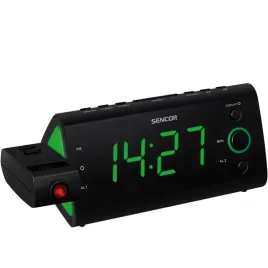 zegar-cyfrowy-z-radiem-budzik-z-projektorem-led-zielony-sencor-src-330-gn