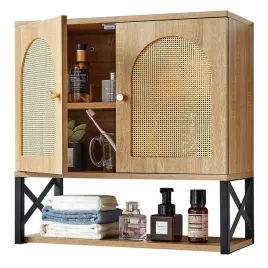 szafka-scienna-lazienkowa-vevor-z-2-drzwiami-i-regulowanymi-polkami