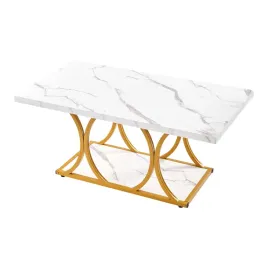 vevor-stolik-kawowy-2-poziomowy-marmurowy-blat-metalowa-rama-stabilny