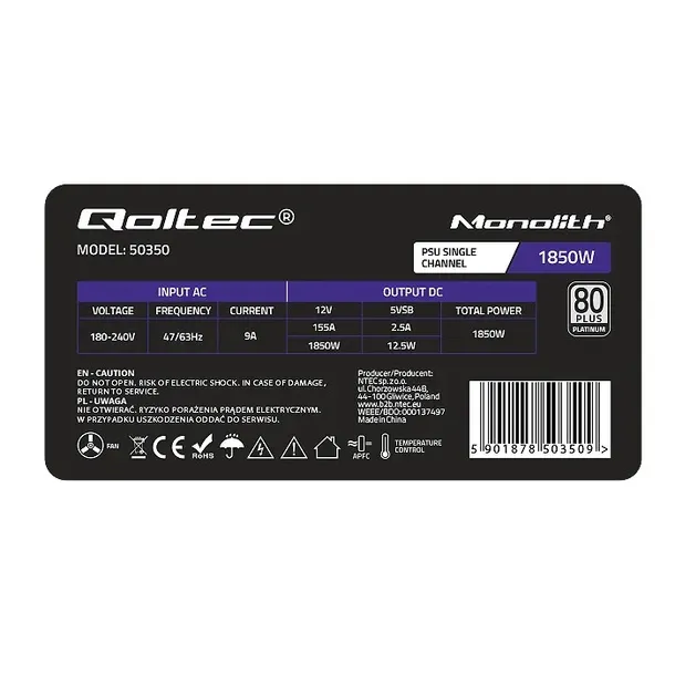 qoltec-zasilacz-pci-e-1850w-or-80-plus-platinum-or-data-mining-stan-nowy