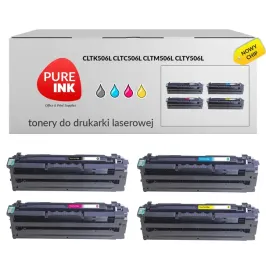 4x-toner-pureink-cltk506l-c-m-y-samsung-clx-6260fd