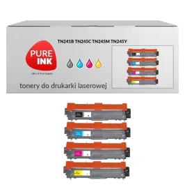 4x-toner-pureink-tn241b-c-m-y-brother-dcp-9020cdw