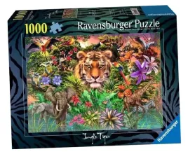 puzzle-ravensburger-1-elementow-puzzle-1000-tygrys-w-ogrodzie