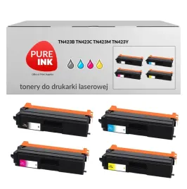 4x-toner-pureink-tn423b-c-m-y-brother-mfc-l8690cdw