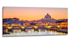 obraz-led-lampka-kinkiet-120x50-watykan-rzym