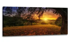 obraz-led-lampka-kinkiet-120x50-zachod-slonca