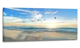 obraz-led-lampka-kinkiet-120x50-morze-plaza