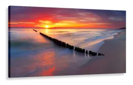obraz-polska-morze-baltyckie-plaza-zachod-120x60