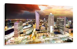 obraz-polska-warszawa-noca-120x60