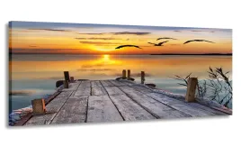 obraz-panorama-pomost-slonce-150x60-do-salonu
