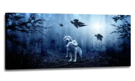 obraz-led-150x60-kinkiet-lampa-wilki-pelnia